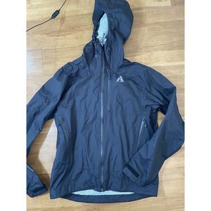 Eddie Bauer Jacket First Ascent Whittaker Weatheredge Men's Black Windbreaker M